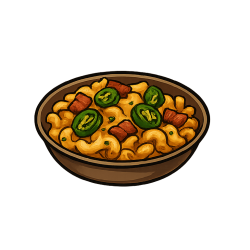 Bacon & Jalapeno Mac and cheese