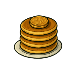 Pancakes oreo golden