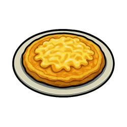 Omlet z trzema rodzajami sera