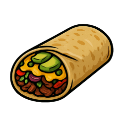 Burrito z jajkiem i awokado